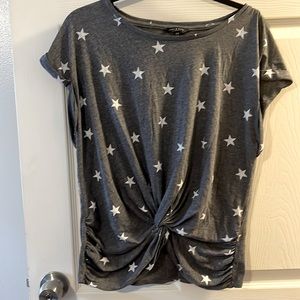 Gray Lucky Brand Star T-Shirt